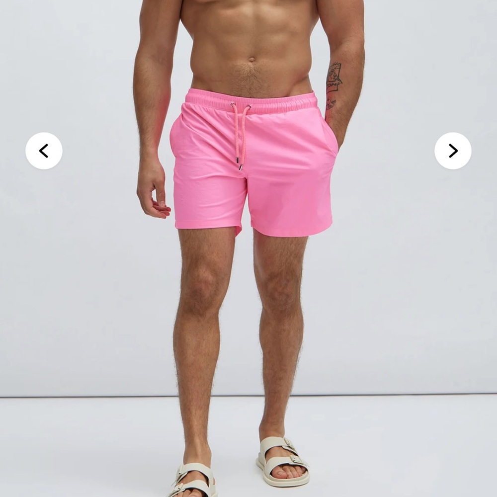 Men's Pink Swim Shorts